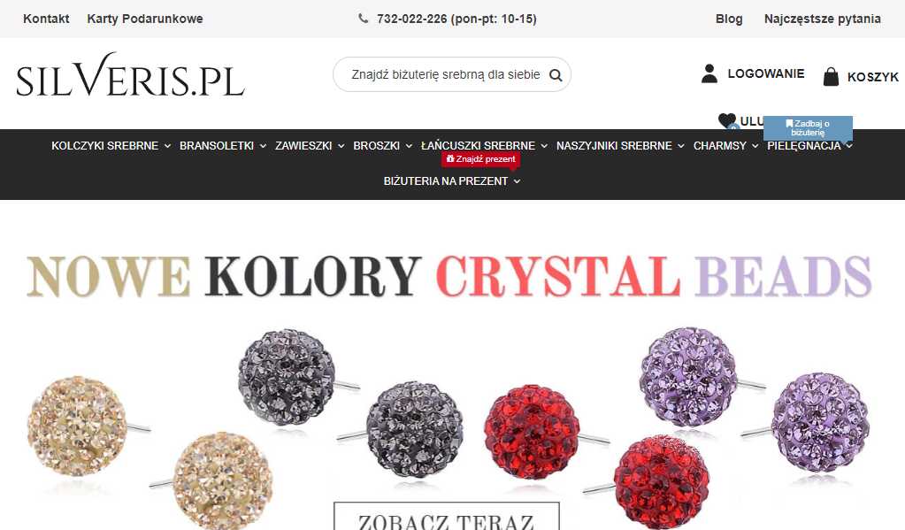 Biżuteria srebrna Silveris.pl